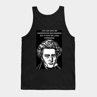 SOREN KIERKEGAARD quote .5 - ink portrait Tank Top